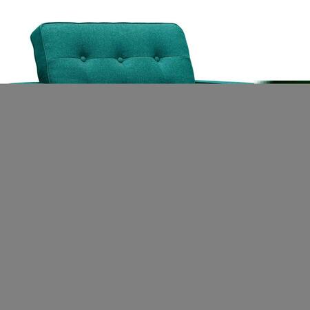 MODWAY FURNITURE Loft Upholstered Fabric Armchair, Teal EEI-2050-TEA